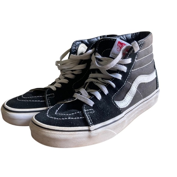 Vans Classic Black and White High-Tops - Picture 3 of 7
